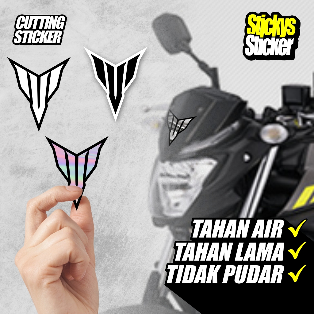 Sticker logo YAMAHA MT BESAR  cutting sticker YAMAHA MT-15 | MT-25 8 pilihan warna dan ukuran #2