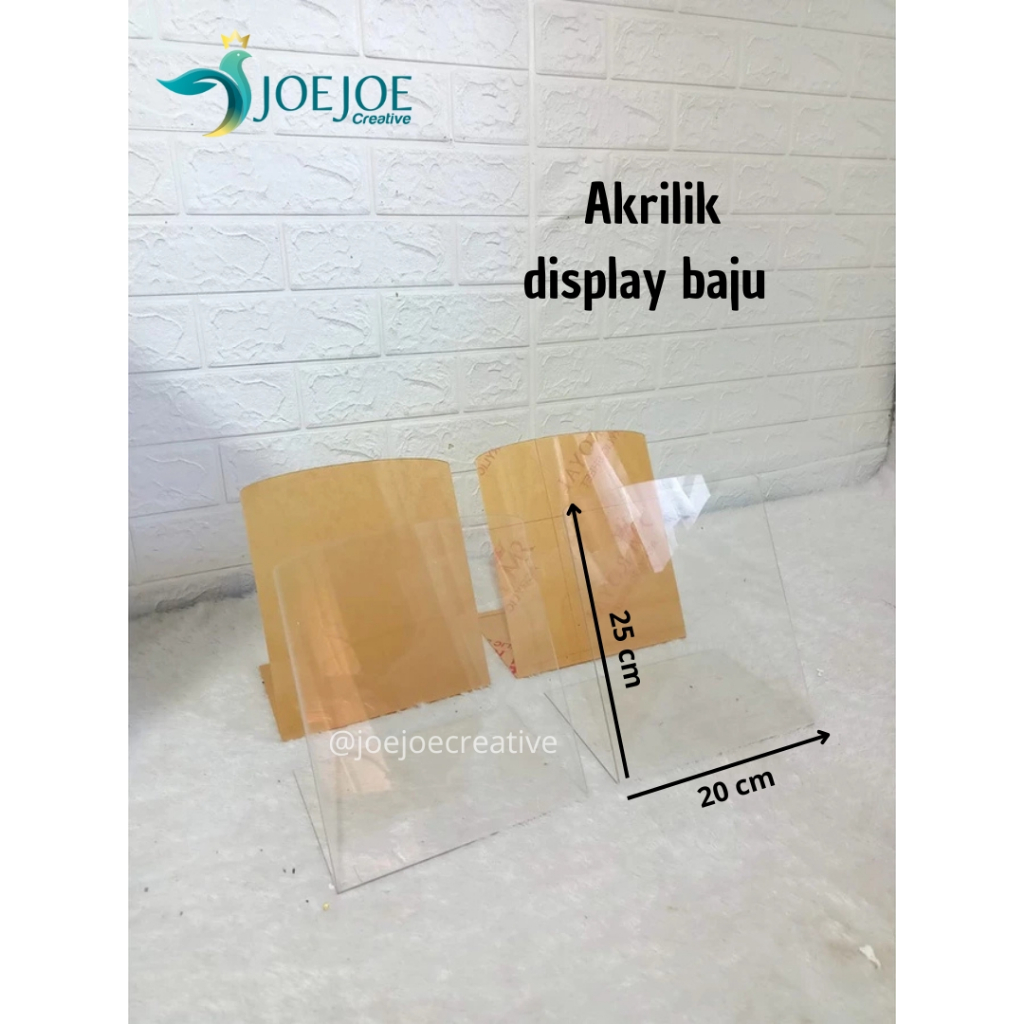 Akrilik display baju untuk hiasan hantaran seserahan / Akrilik Baju/ Display Seserahan