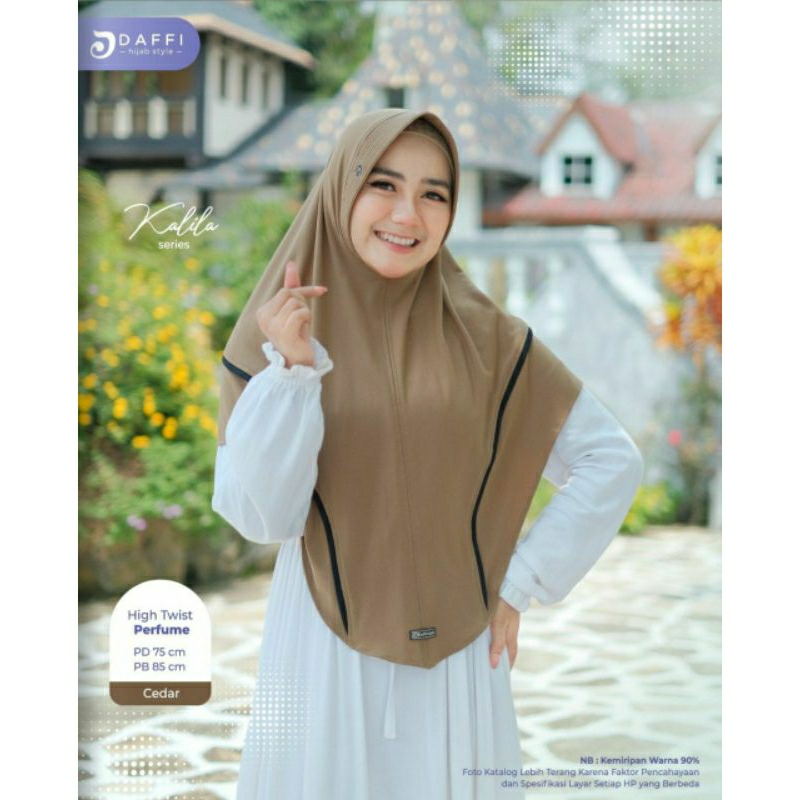 Daffi KALILA series High Twist Perfume Hijab Instan