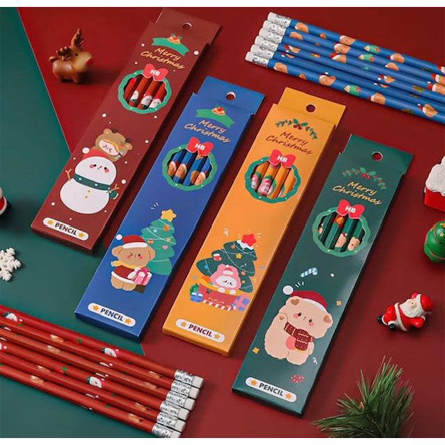 

[YY]Pensil 2B Anak Sekolah Pensil Alat Sekolah Motif Merrycristmes006