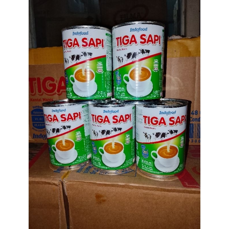 

TIGA SAPI KENTAL MANIS SUSU KALENG 490G