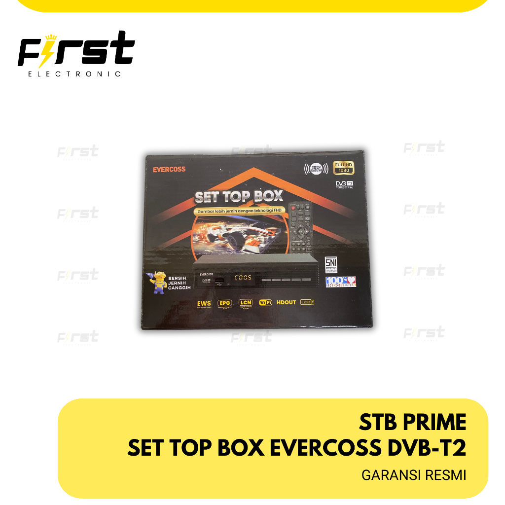 Set Top Box TV Digital STB Evercoss STB Prime DVB-T2