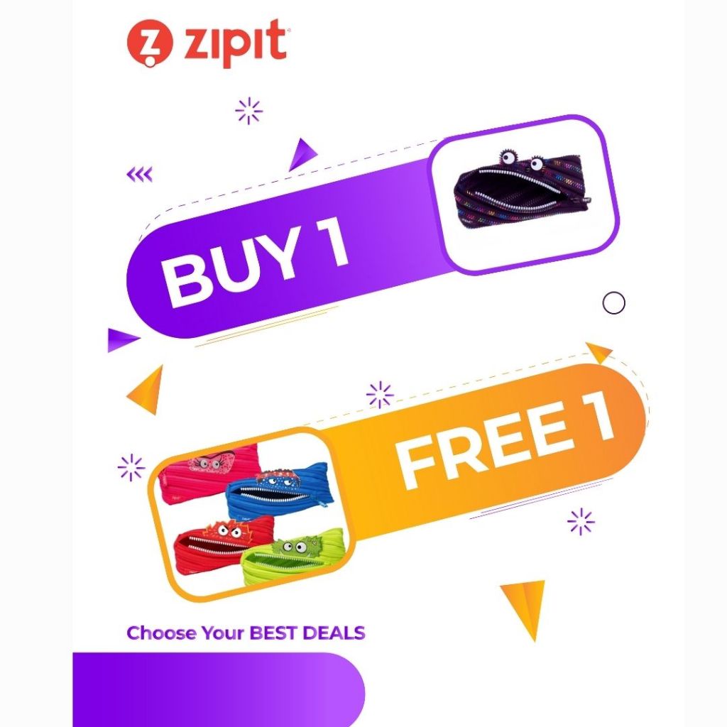 

[B1G1] Zipit Monster Pouch Special Edition + Zipit Talking Monster Pouch