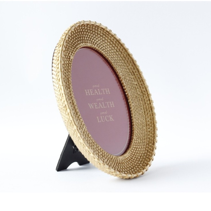 Photo Frame Oval Gold / Bingkai Foto Oval Gold - Pf-138
