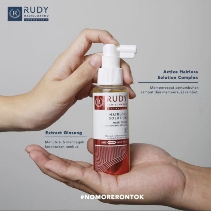 RHS Hairloss Solution Hair Tonic / Rudy Hadisuwarno Hair Tonic untuk Rambut Rontok