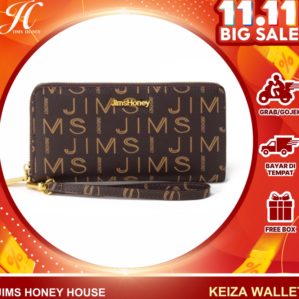 KODE E43Y JIMS HONEY KEIZA WALLET DOMPET LIPAT PANJANG WANITA FREE BOX EXCLUSIVE