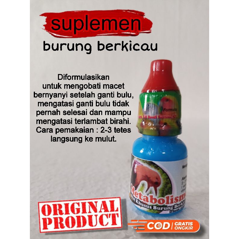 Obat burung METABOLISME