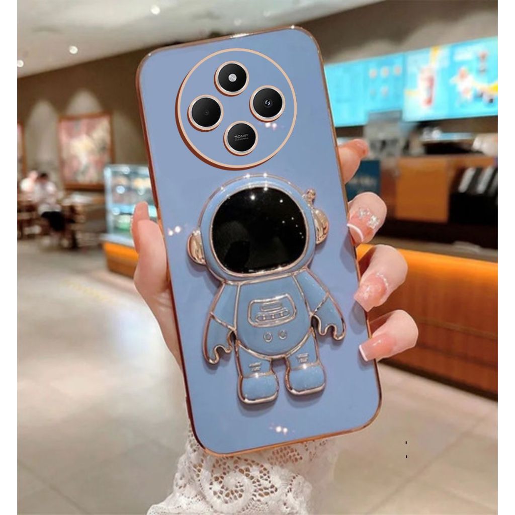 Soft Case Xiaomi Redmi A4 Astronot Stand Premium Softcase TPU