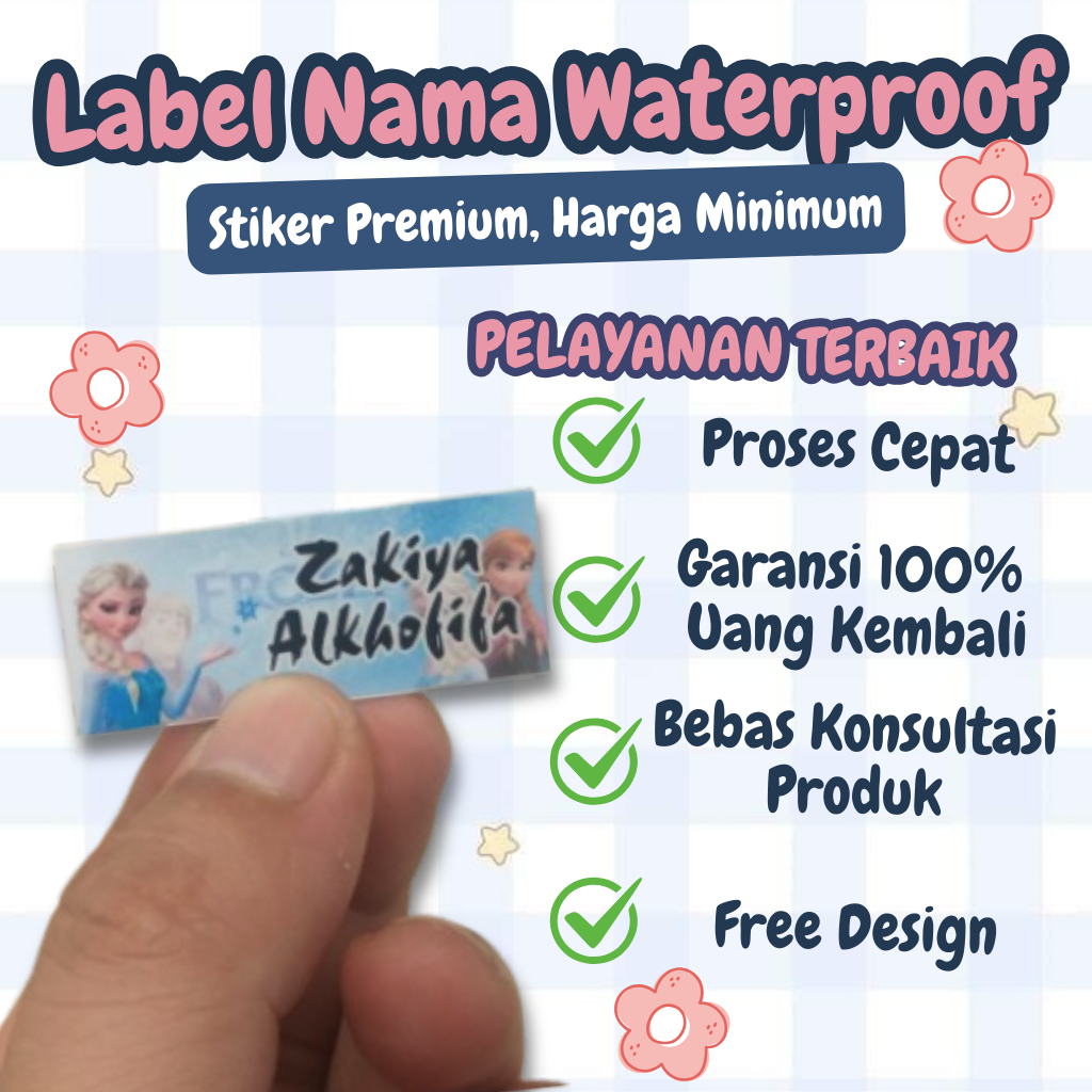 

Stiker Nama Sticker Nama Sticker Label Nama Custom Anti Air STD BUY 1 GET 1 FREE [PURNAMA STICKER]