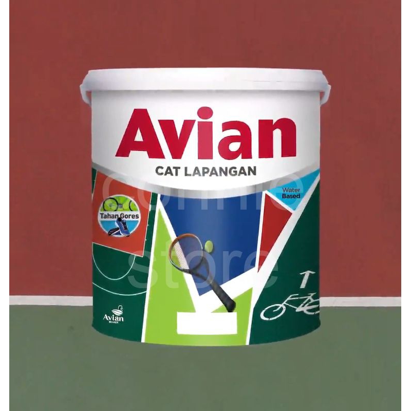 Cat Lapangan Avian 5kg lapangan tennis futsal badminton voli tahan cuaca anti gores anti slip