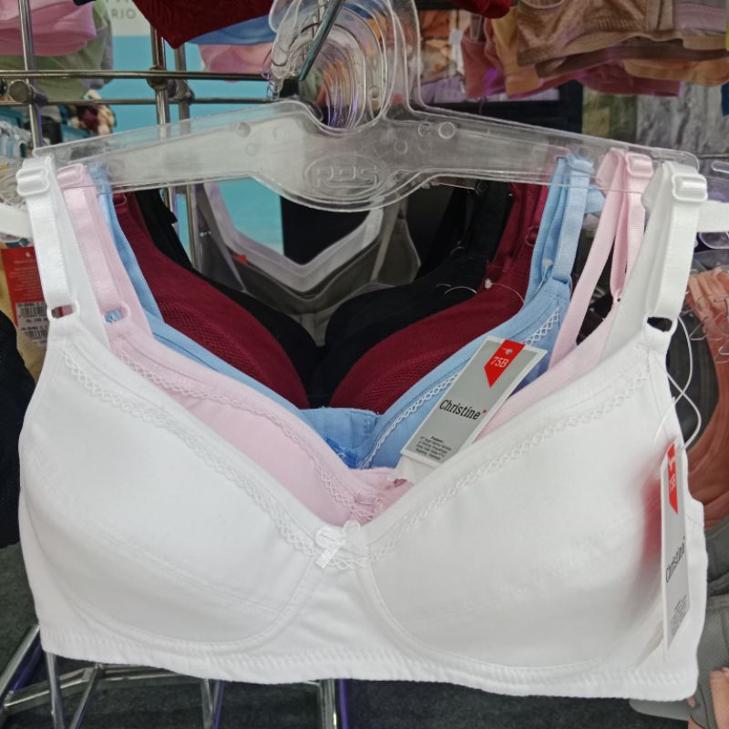 CHRISTINE MINISET STEP 2 BAHAN COTTON DENGAN PENGAIT BELAKANG