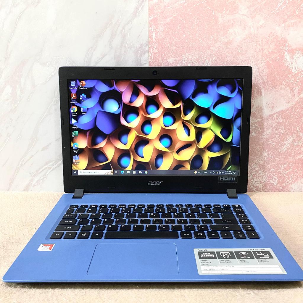 Laptop second Acer A314-21 Amd A4-9120 Ram 8Gb Ssd 128Gb