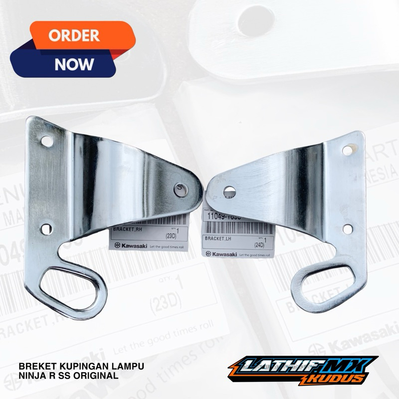 BREKET KUPINGAN LAMPU NINJA SS KUPINGAN LAMPU NINJA SS ORIGINAL 11049-1698 KUPINGAN KIRI 11049-1699 