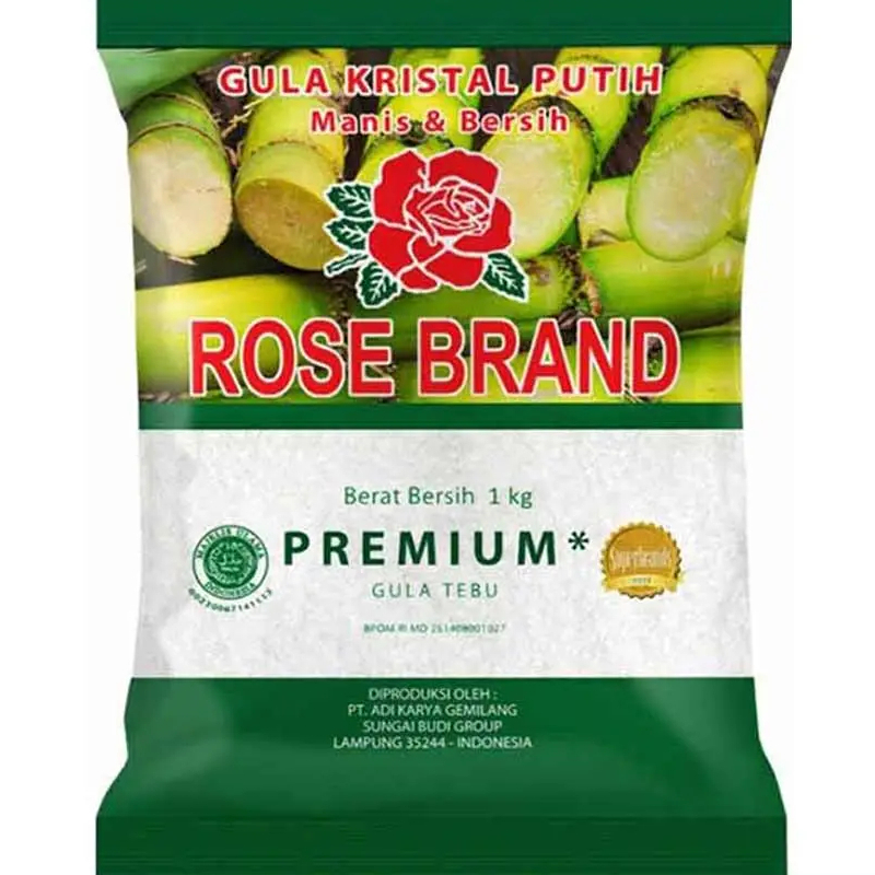 

Gula Pasir Rosebrand Hijau Premium Kemasan 1 kg