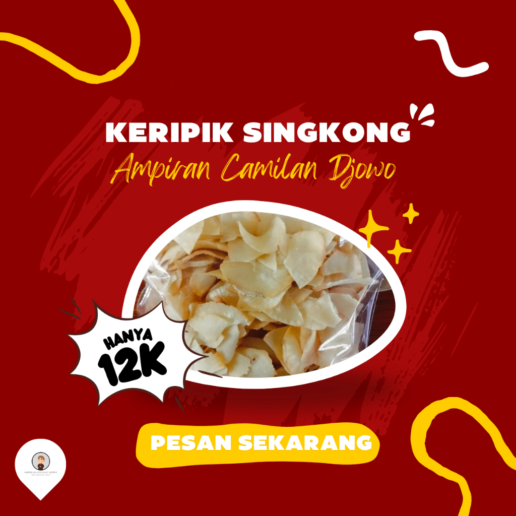 

Keripik Singkong Original 275gr / Keripik Sinkong / Snack Murah - Ampiran Camilan Djowo