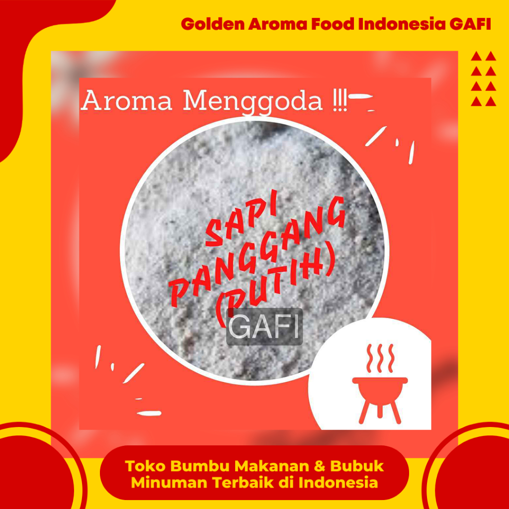 

Bumbu Tabur Rasa Sapi Panggang Putih 1 kg Enak Murah Lezat Gurih, White Roast Beef Flavor Seasoning Powder 1kg