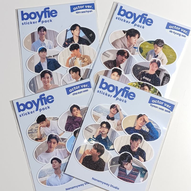 

Actor Ver BOYFIE STICKER PACK by Nanamyway Studio | MINIMAL PEMBELIAN 2 PCS