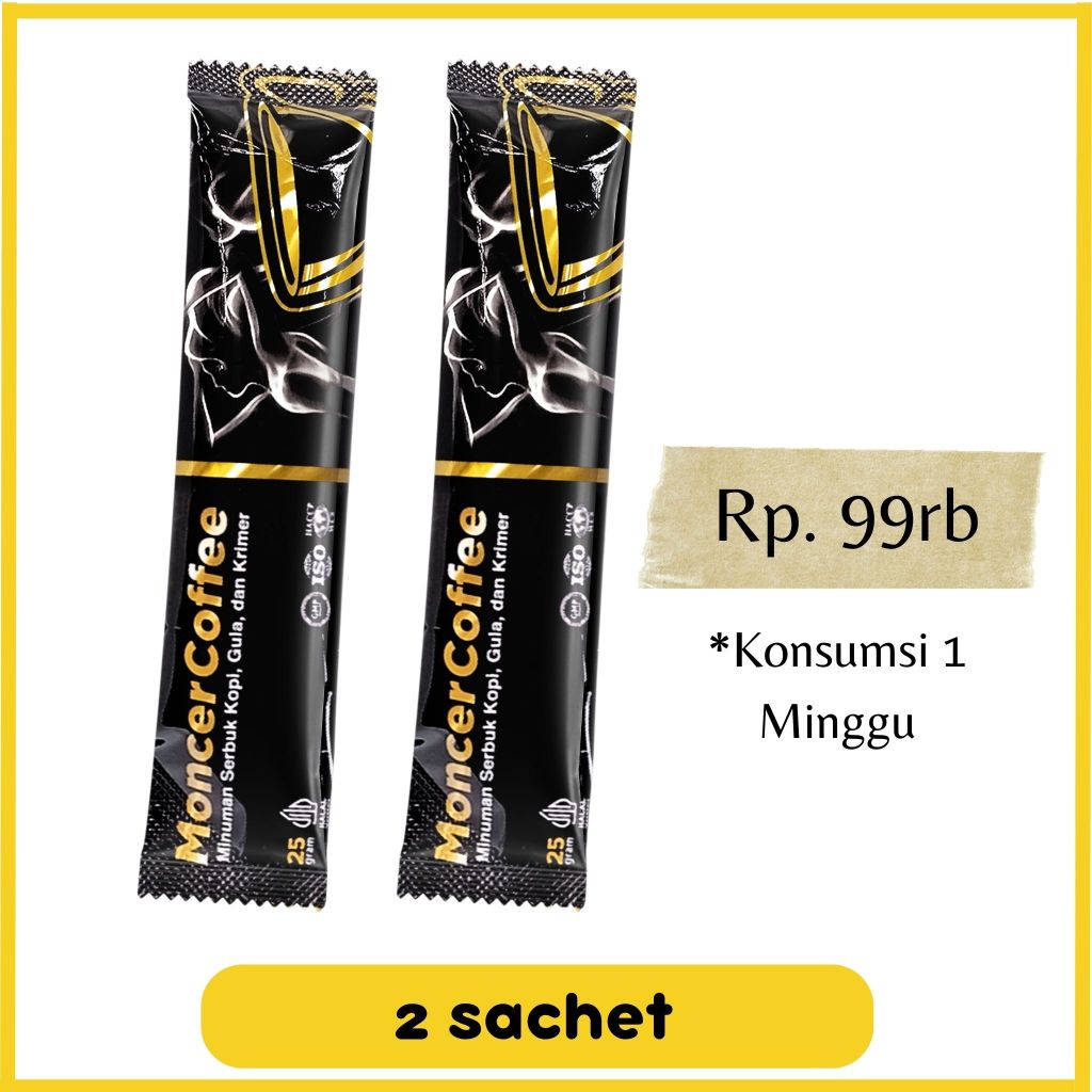 

NFMoncerCoffee Ekstrak Gingseng Kopi Minuman Pria Original