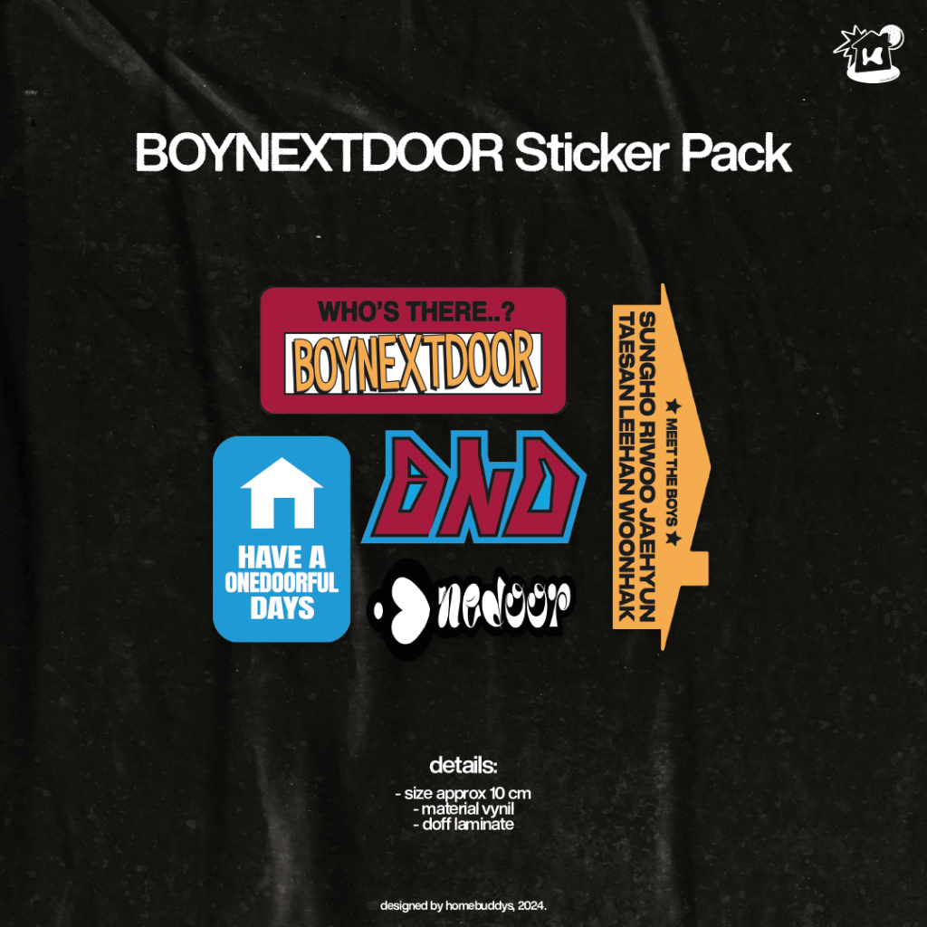 [HOMEBUDDYS] BOYNEXTDOOR Sticker Pack
