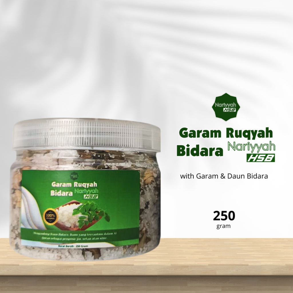 

Nariyyah HSB - Garam Ruqyah Bidara untuk Membuka Aura & Menetralisir Tempat Usaha