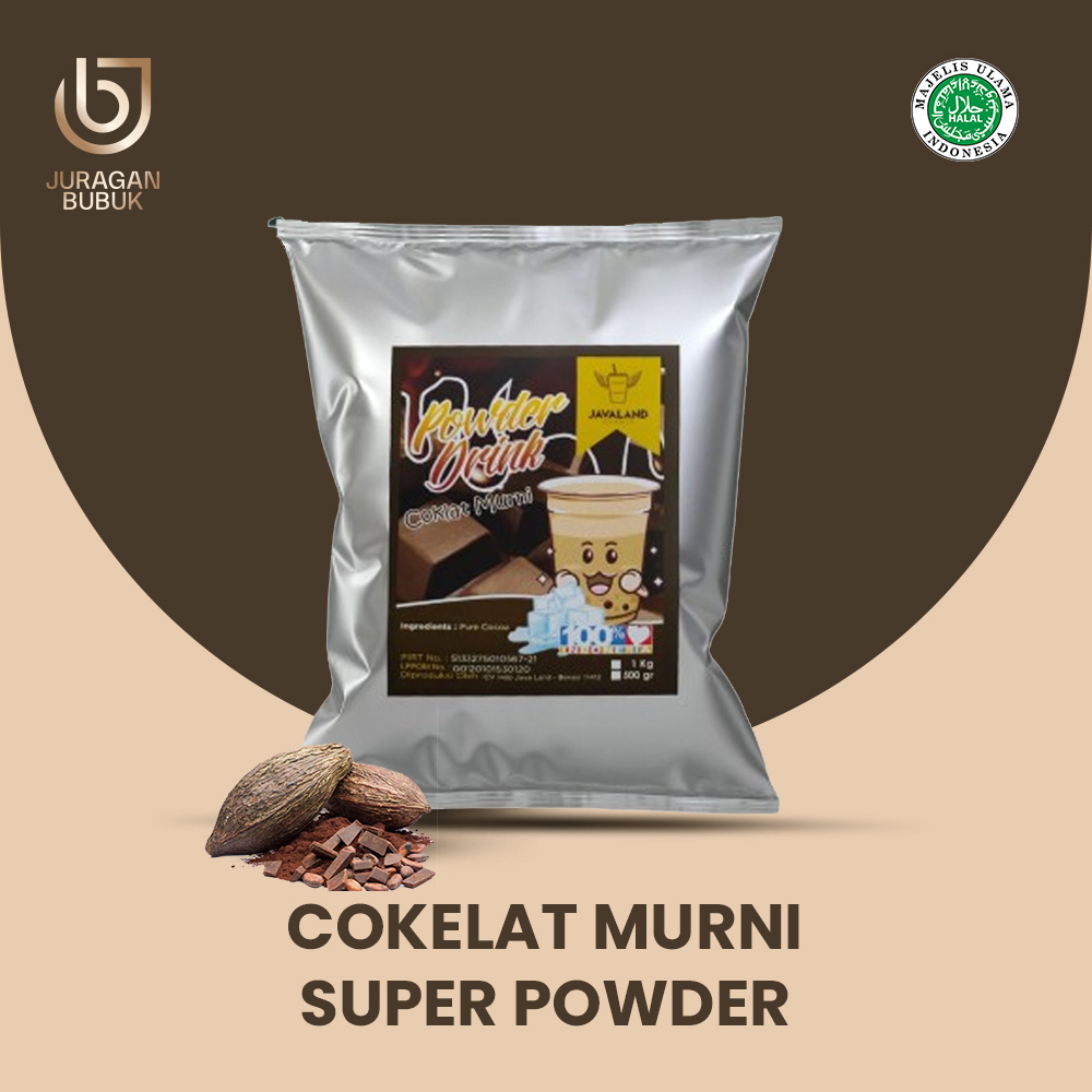 

Pure Cocoa Powder / Bubuk Coklat Murni 50g Merek Javaland KEMASAN REPACK