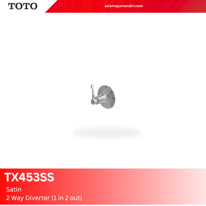 DIVERTER KERAN TANAM TOTO 2 ARAH | DIVERTER KERAN SHOWER TOTO TX453SS