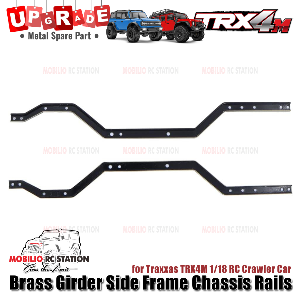 Brass Girder Side Frame Chassis Rails for Traxxas TRX4M RC Crawler