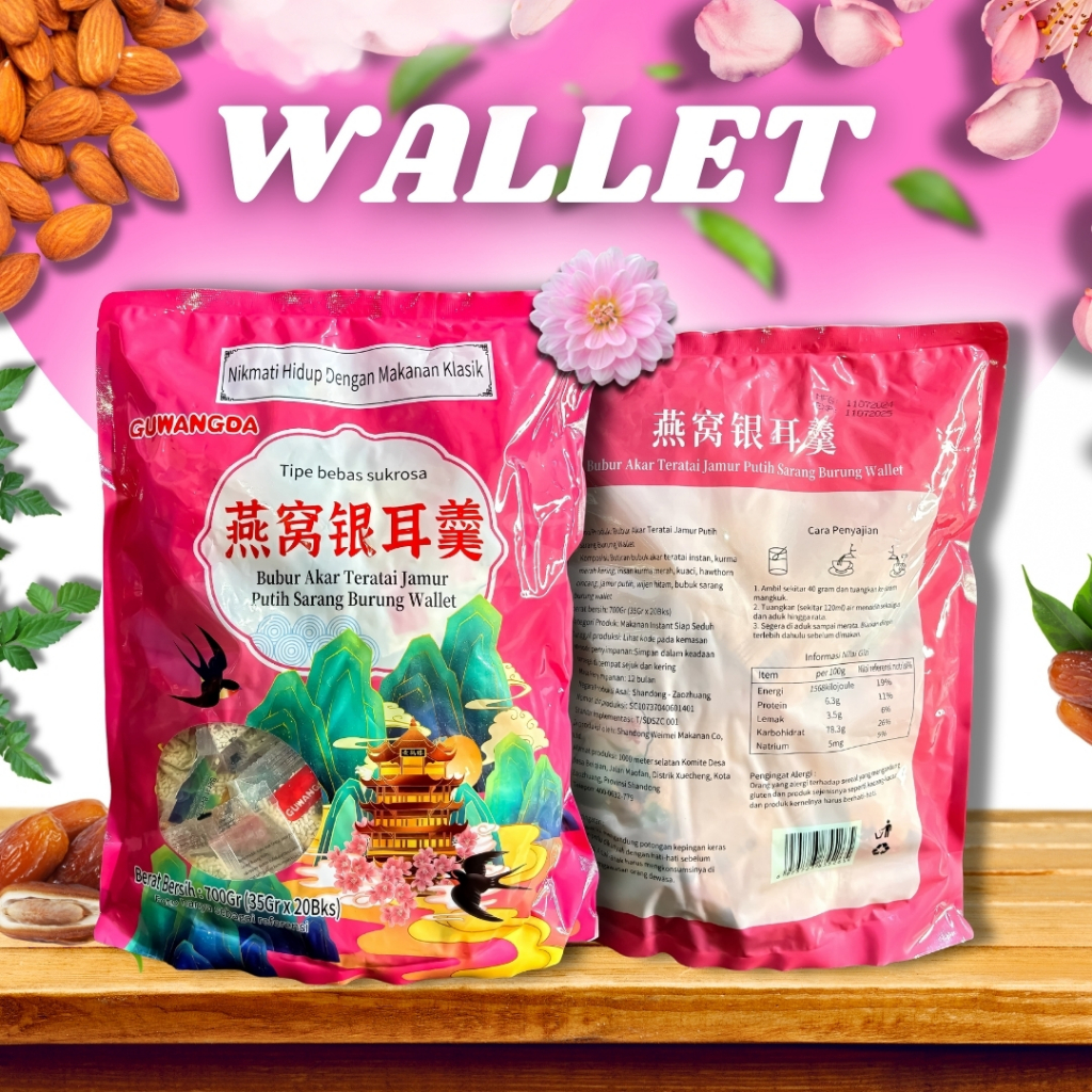 

Oufen Lotus Root Powder - Varian Sarang Burung Wallet (700g)