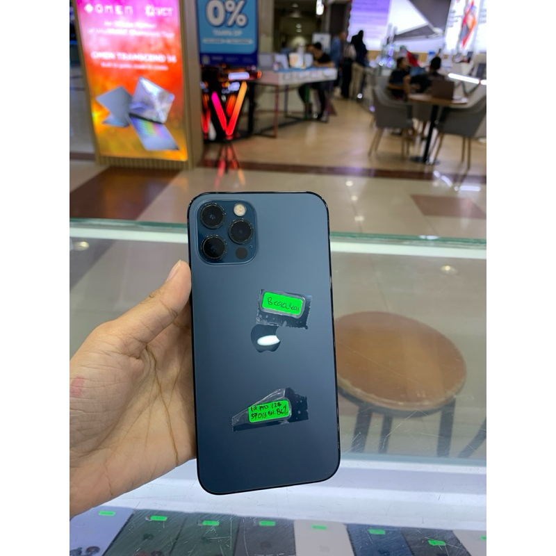 terdaftar iphone 12 pro 128gb inter bc fullset adaptor softcase antigores