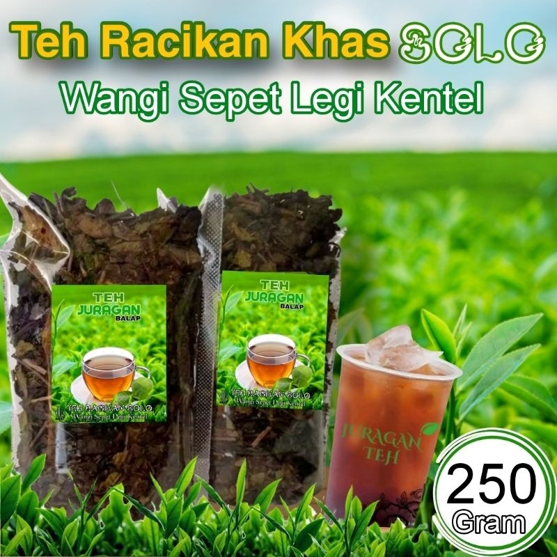 

Teh Juragan Balap Teh Racikan Solo Wangi Sepet Legi Kentel 250gr