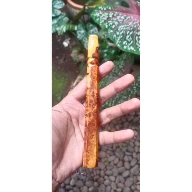 Pipa Roko Kayu Eksotis Langka Amboyna Burl