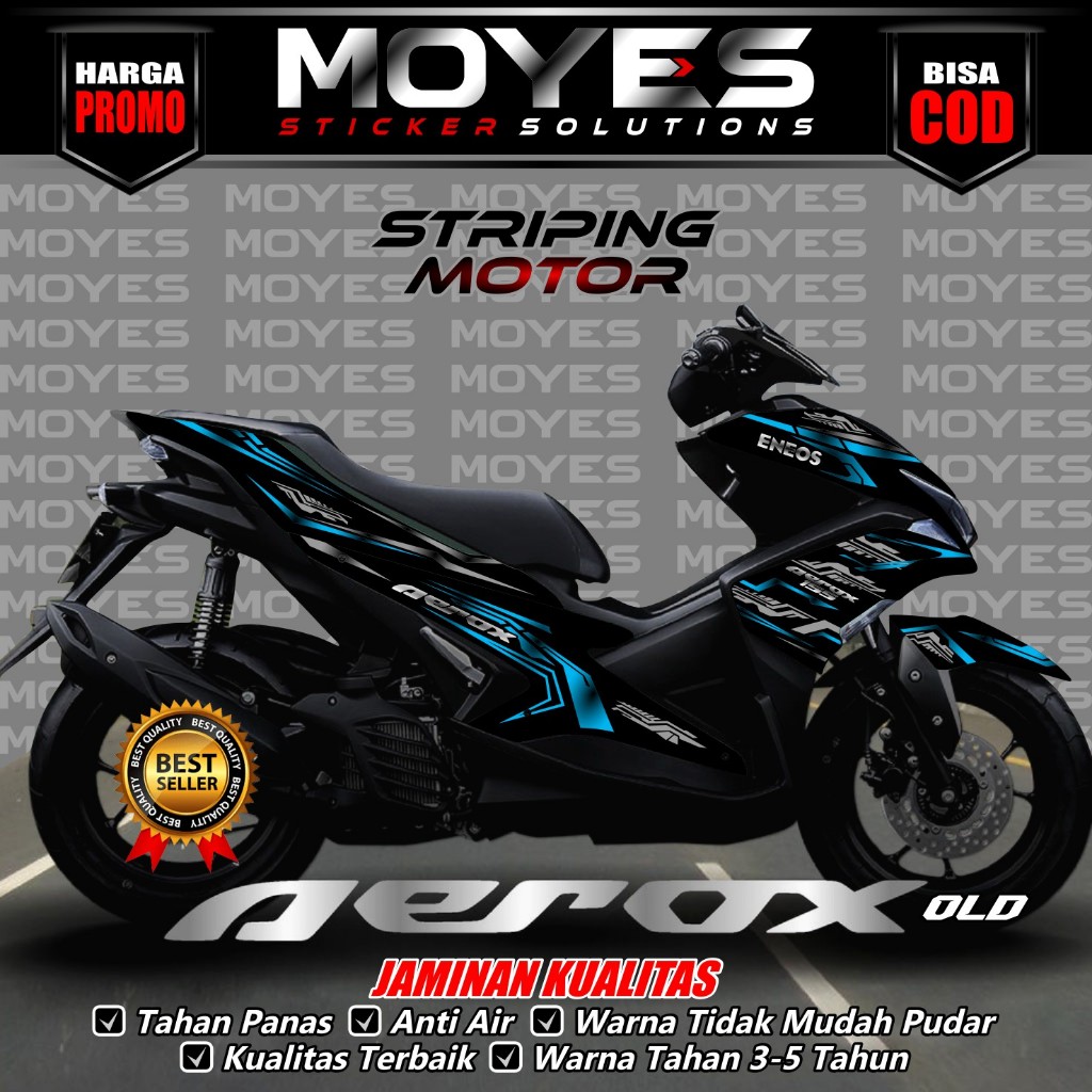 Striping Aerox 155 Old - Decal Aerox 155 Old - Stiker Aerox 155 Old Matrixline