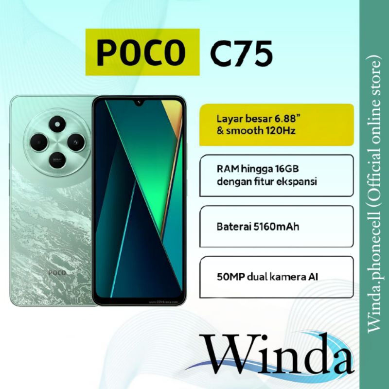 Poco C75 Ram 6/128