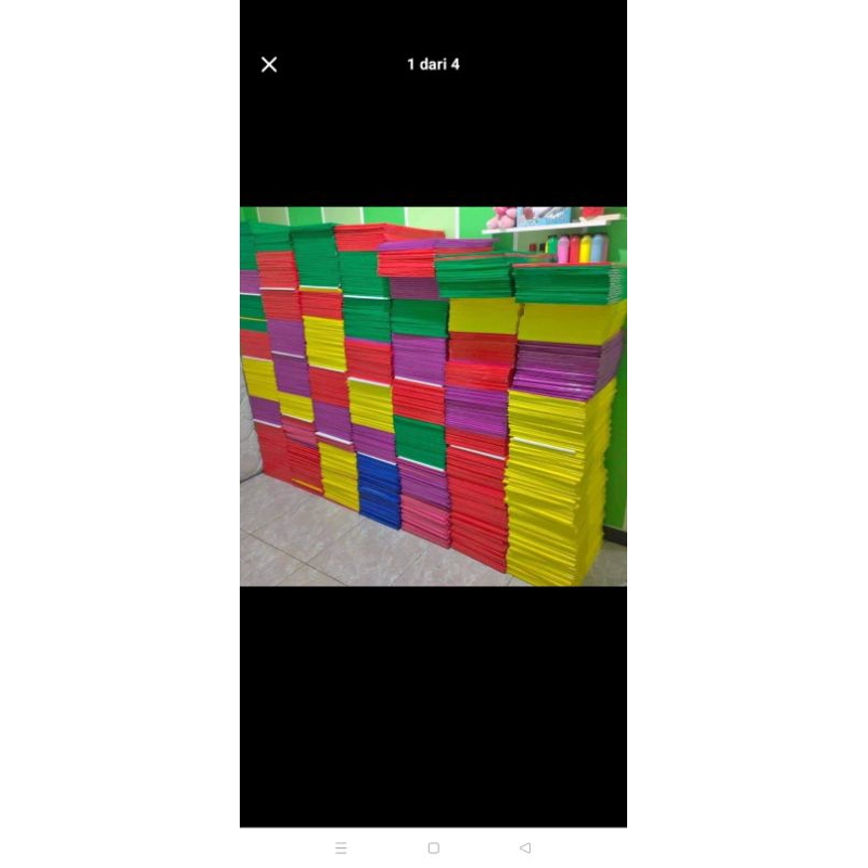 

berbagai warna styrofoam kotak