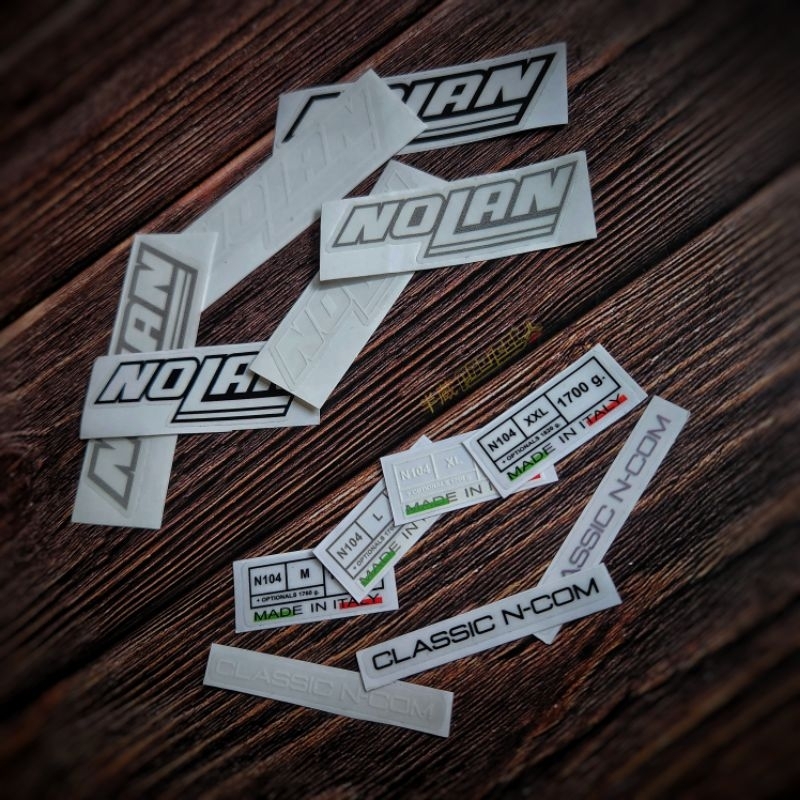 Sticker Set Nolan N104 Print - Type 2