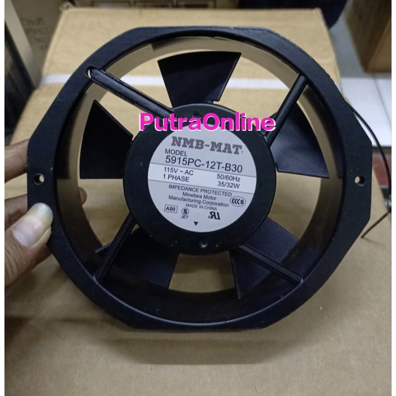 KIPAS FAN NMB 15CM X 17CM AC 110V/115V BALL BEARING
