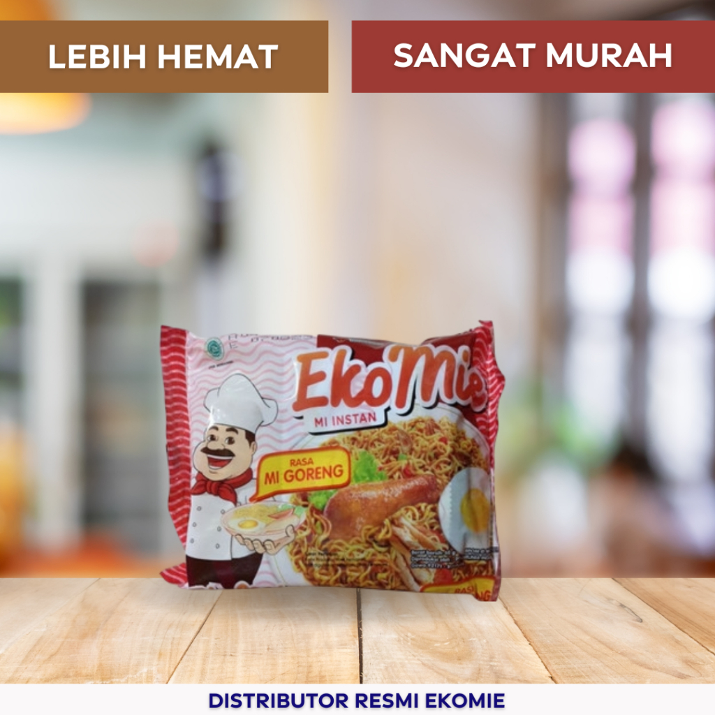 

Ekomie Mie Goreng Instan Mi Lezat Enak 1 Bungkus 60 gram