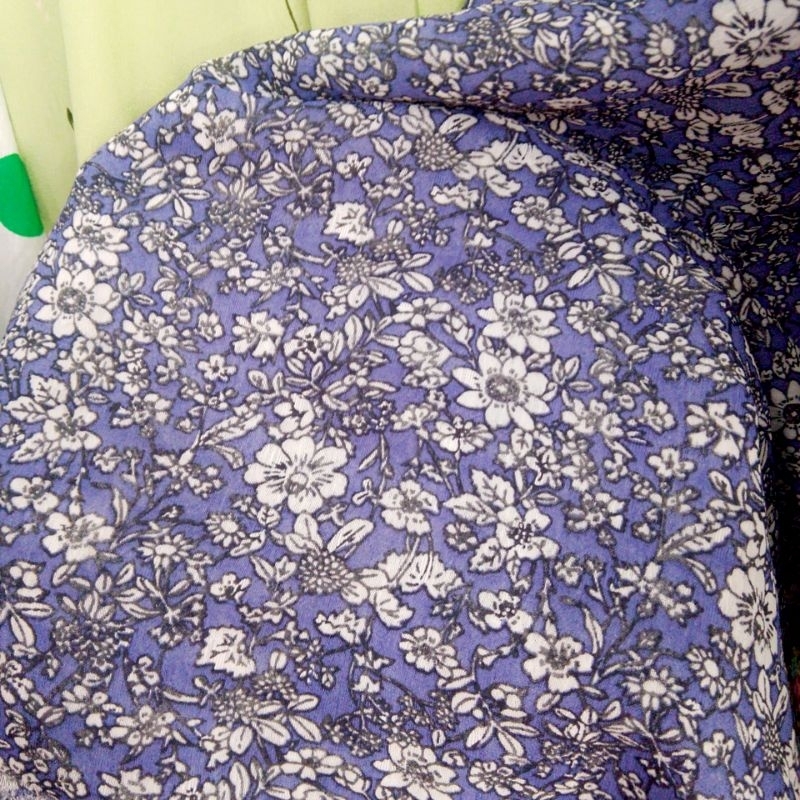 kain sifon Yoryu motif bunga - kain sifon motif - kain sifon mid yoryu - kain sifon meteran - ajt