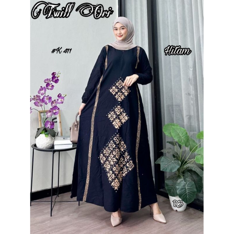 gamis twill original klok A cap malaman