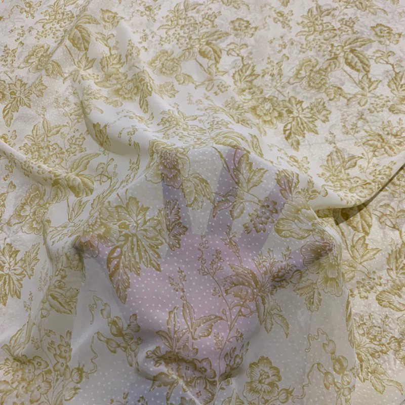 kain sifon motif antik - kain sifon premium - kain sifon kebaya premium