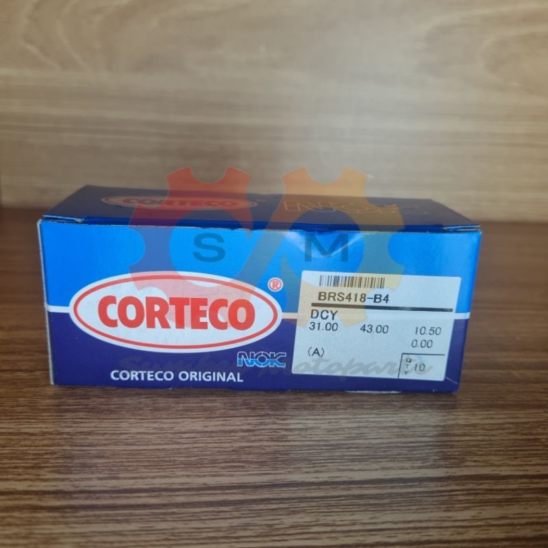 DCY 31 x 43 x 10,5 // DCY 31 x 43 x 10,3 NOK Corteco Original >> Seal Shock Depan Megapro GL Tiger <