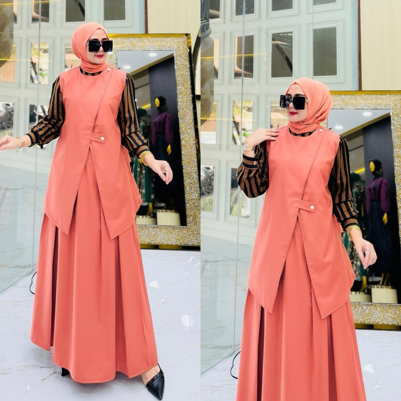 Clara set Outer by hareem syar’i