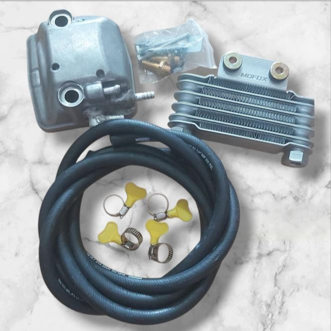 Paket Set Oil Cooler Pendingin Oli Honda KOJ Beat Deluxe Street New Scoopy Genio Led