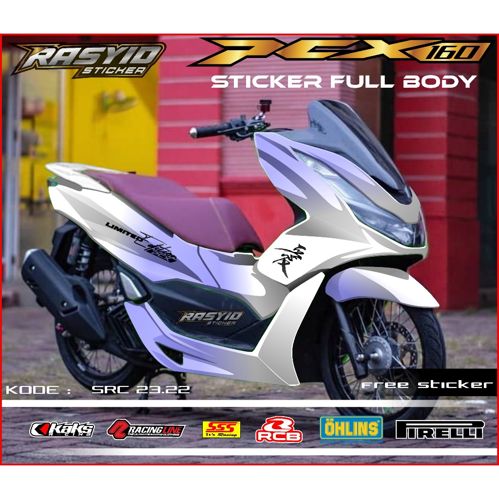COD Sticker Decal Full body Honda PCX Cbs Abs 160 Tahun 2020 2021 2022 2023 2024 Sticker Full Body P