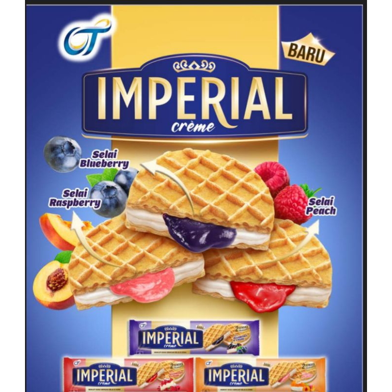 

(OT) Biskuit IMPERIAL CREME 1box 10+1PCS