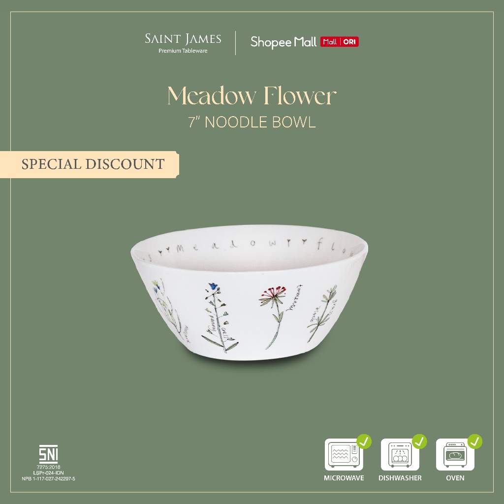 Saint James 7 inch Noodle Bowl AT - Mangkuk