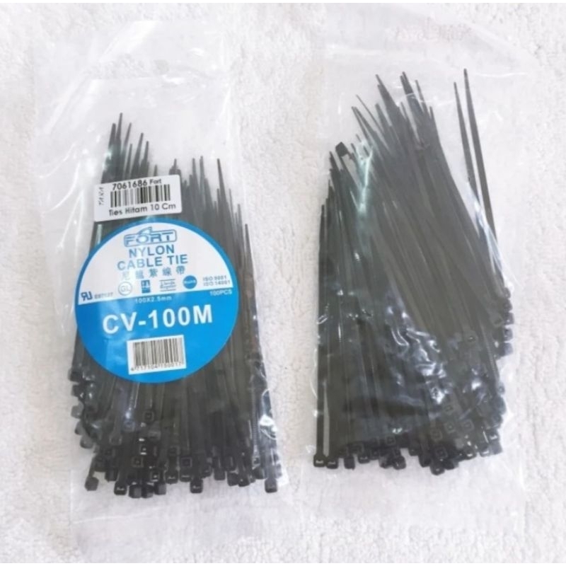 

Kabel Ties Hitam FORT 2,5mm x 10cm