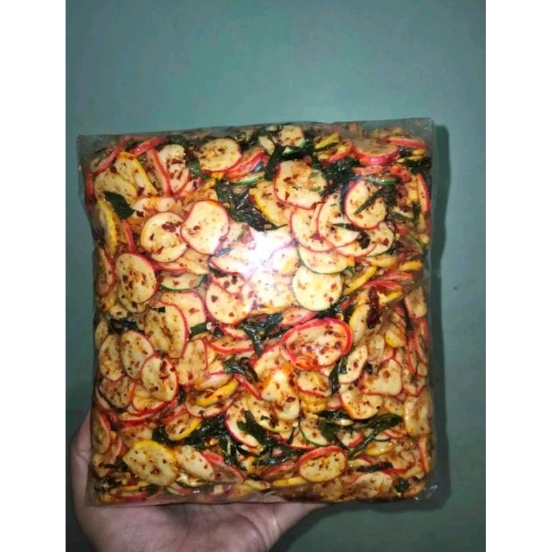 

kerupuk bawang seblak kering extra daun jeruk isi 500gr