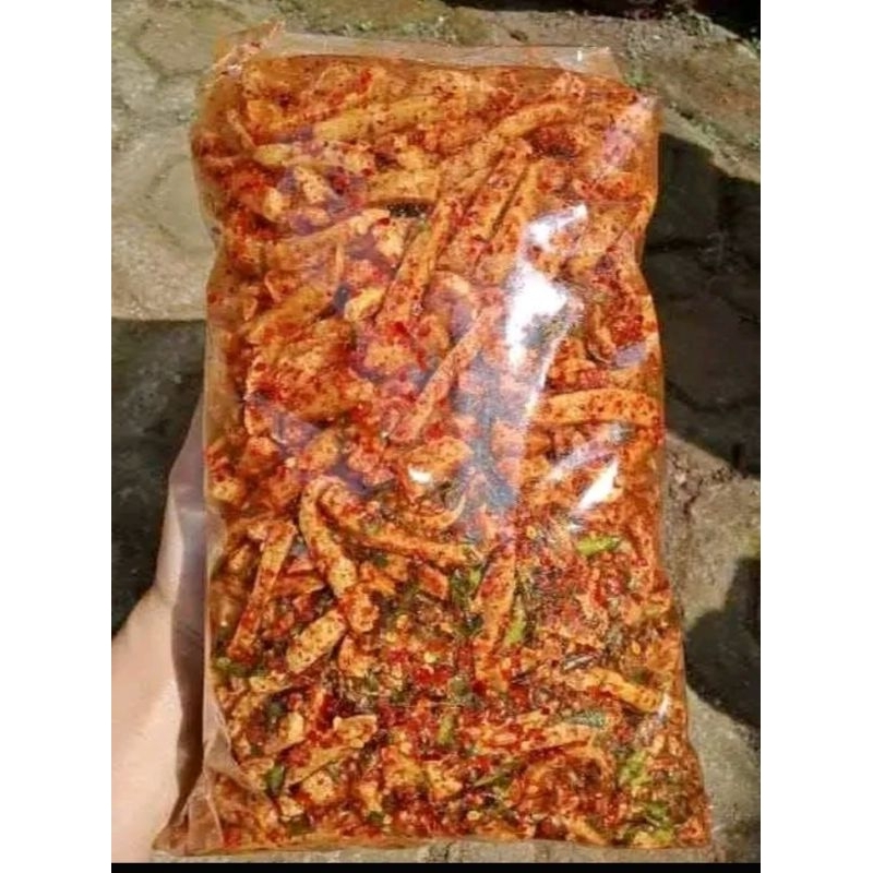 

basreng baso goreng pedas extra daun jeruk 500g