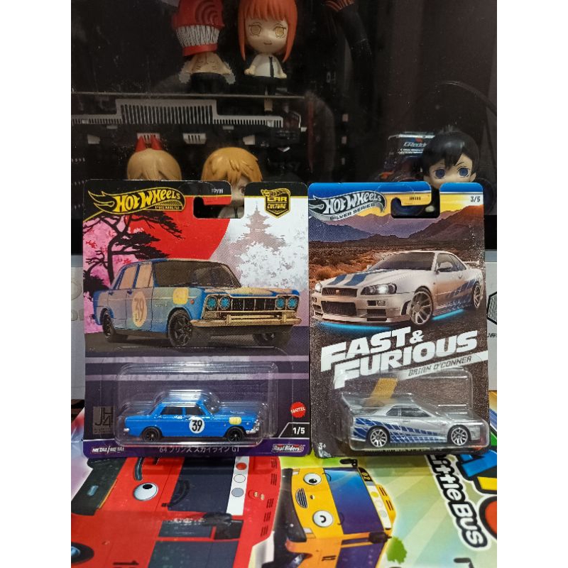 Paket Hot Wheels Fast and Furious 2025 Premium JDM R34